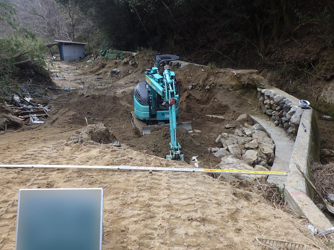 河川維持工事　施工状況