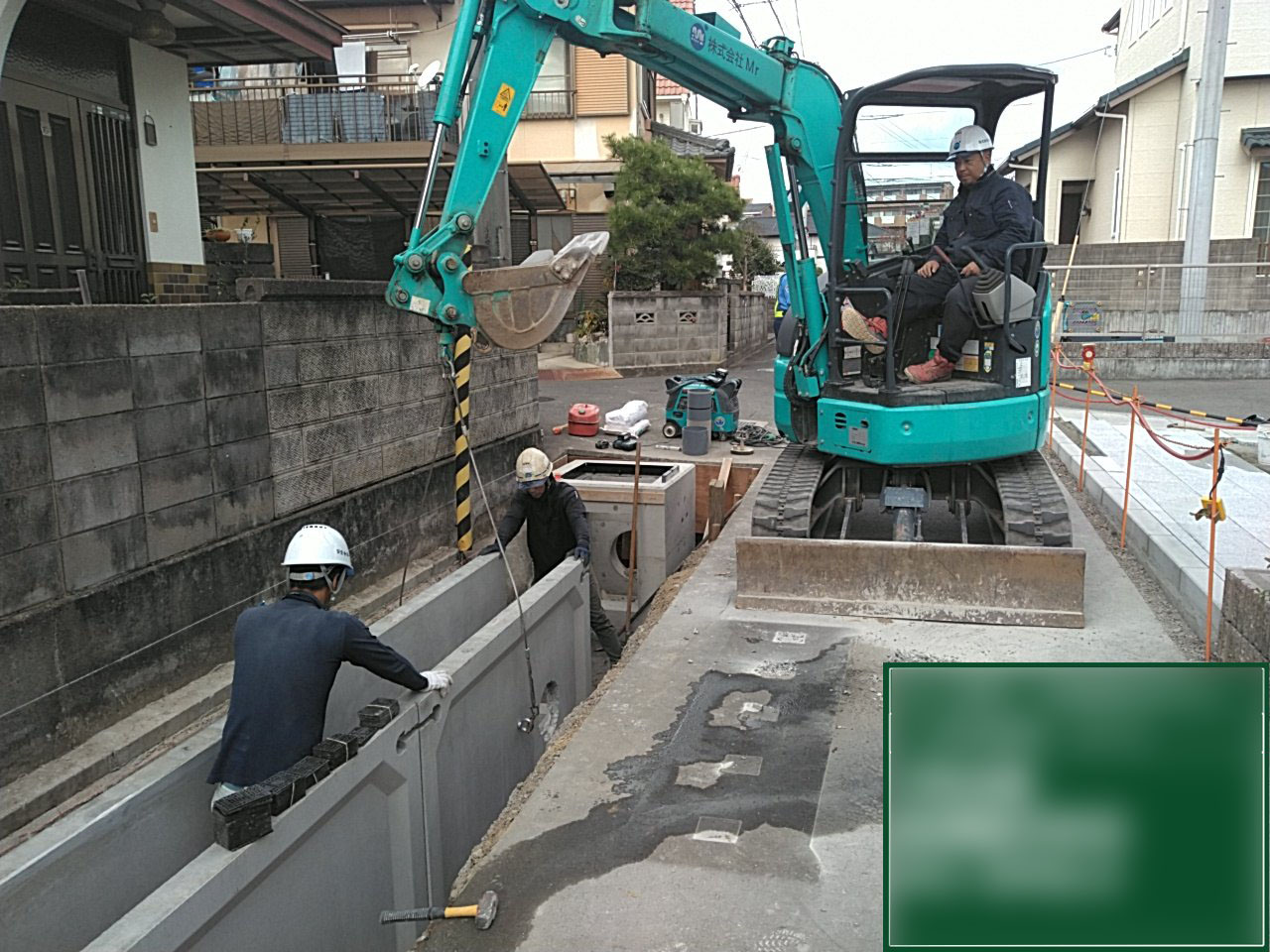 道路改良工事　施工状況２